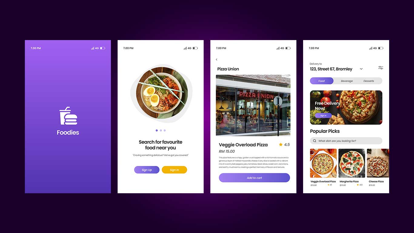 Restaurant Order and Delivery Management App  Screen