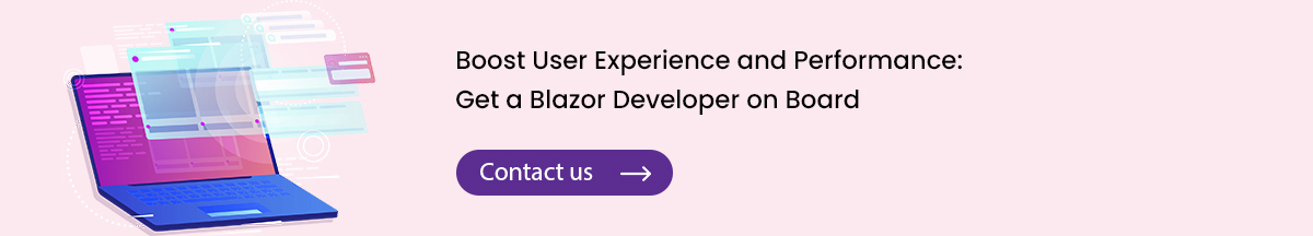 contact Us to hire blazor developer