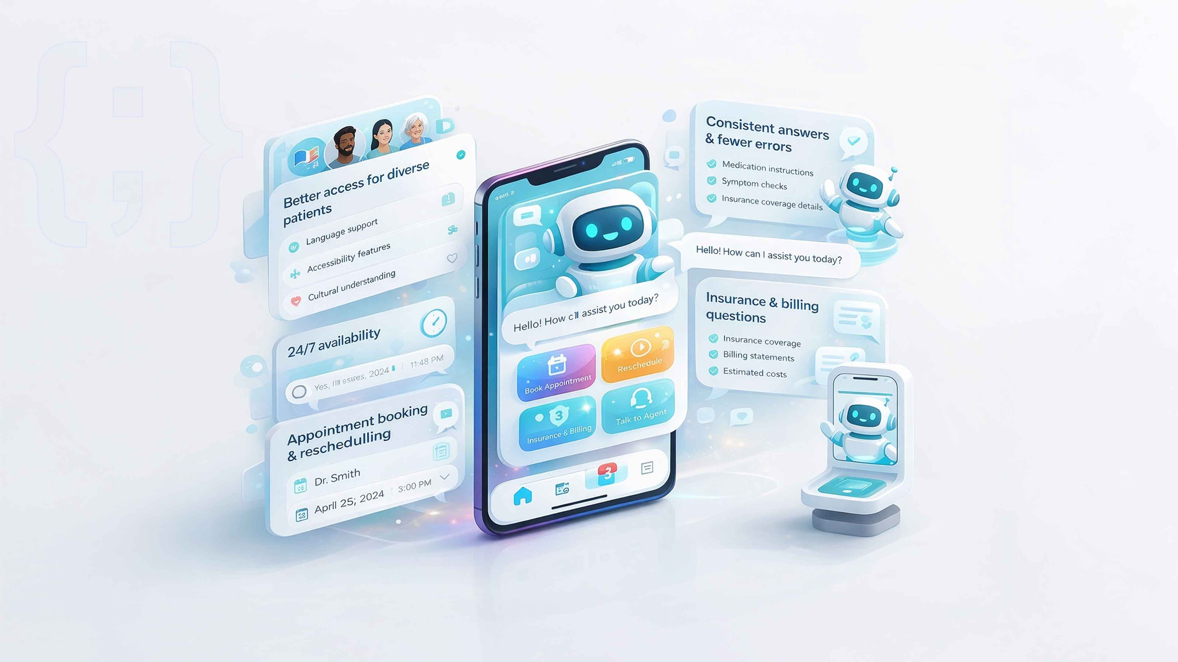 Multilingual chatbot for healthcare website 