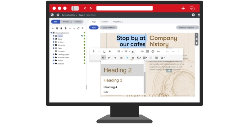 Kentico Website Development Services